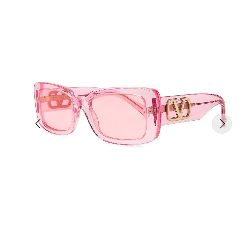 Valentino logo rectangle sunglasses women glasses